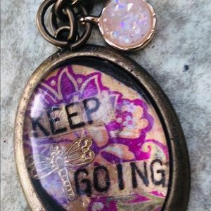 Handmade, vintage inspired keychains.